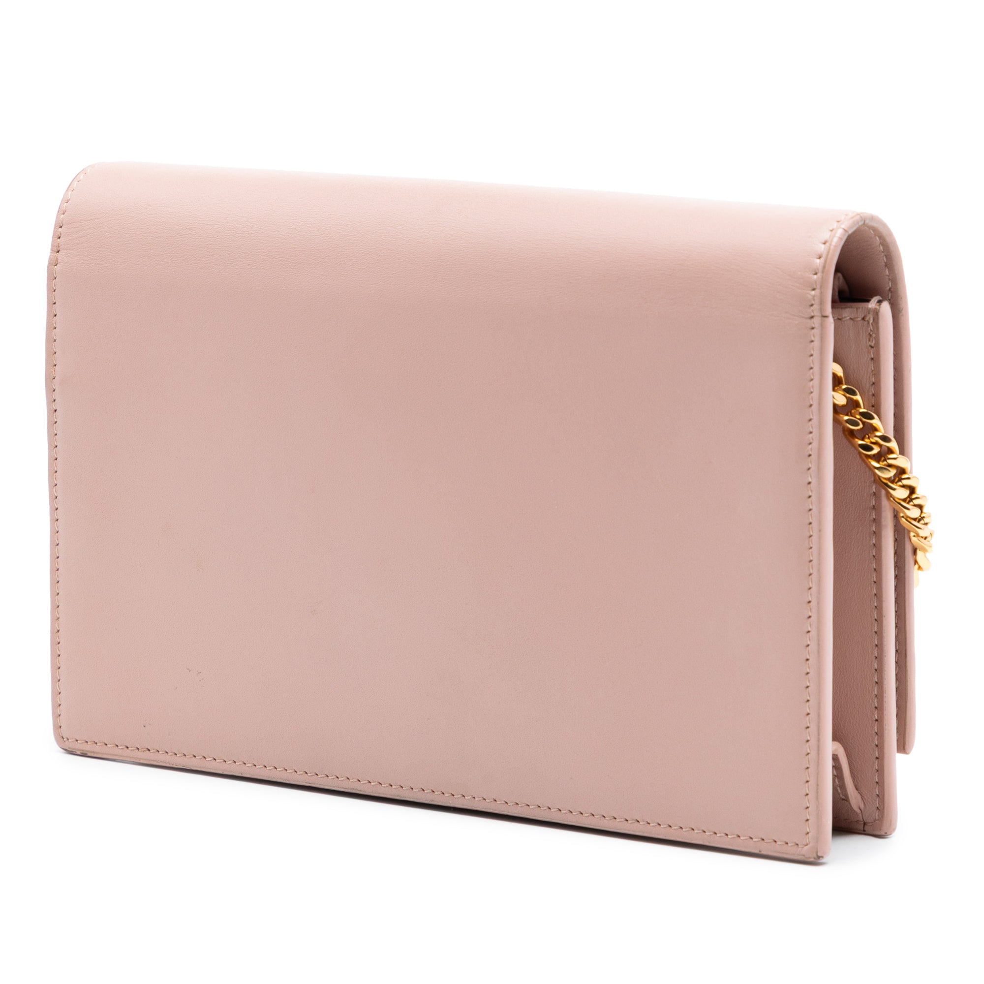 Smooth Calfskin Monogram Kate Tassel Wallet on Chain