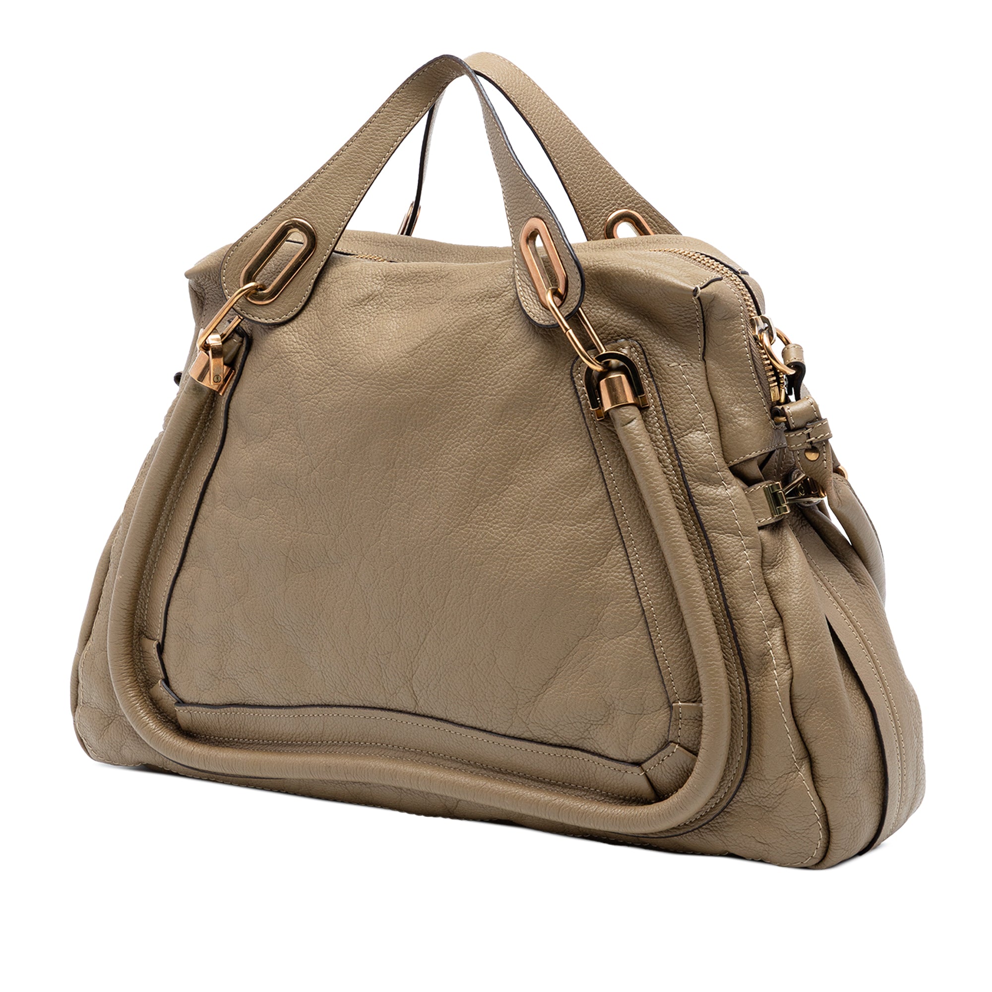 Large Leather Paraty Satchel