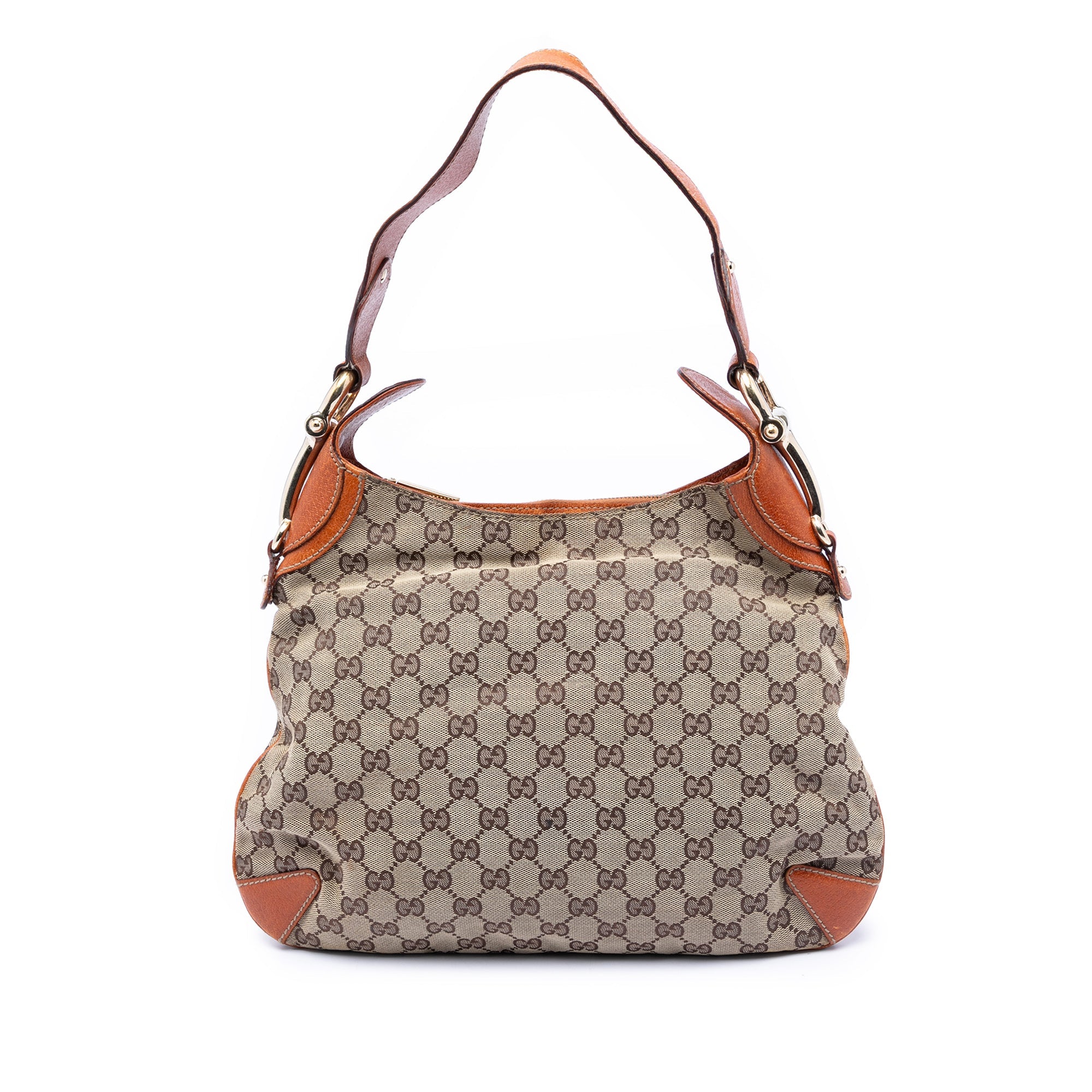 GG Canvas Horsebit Creole Hobo Bag