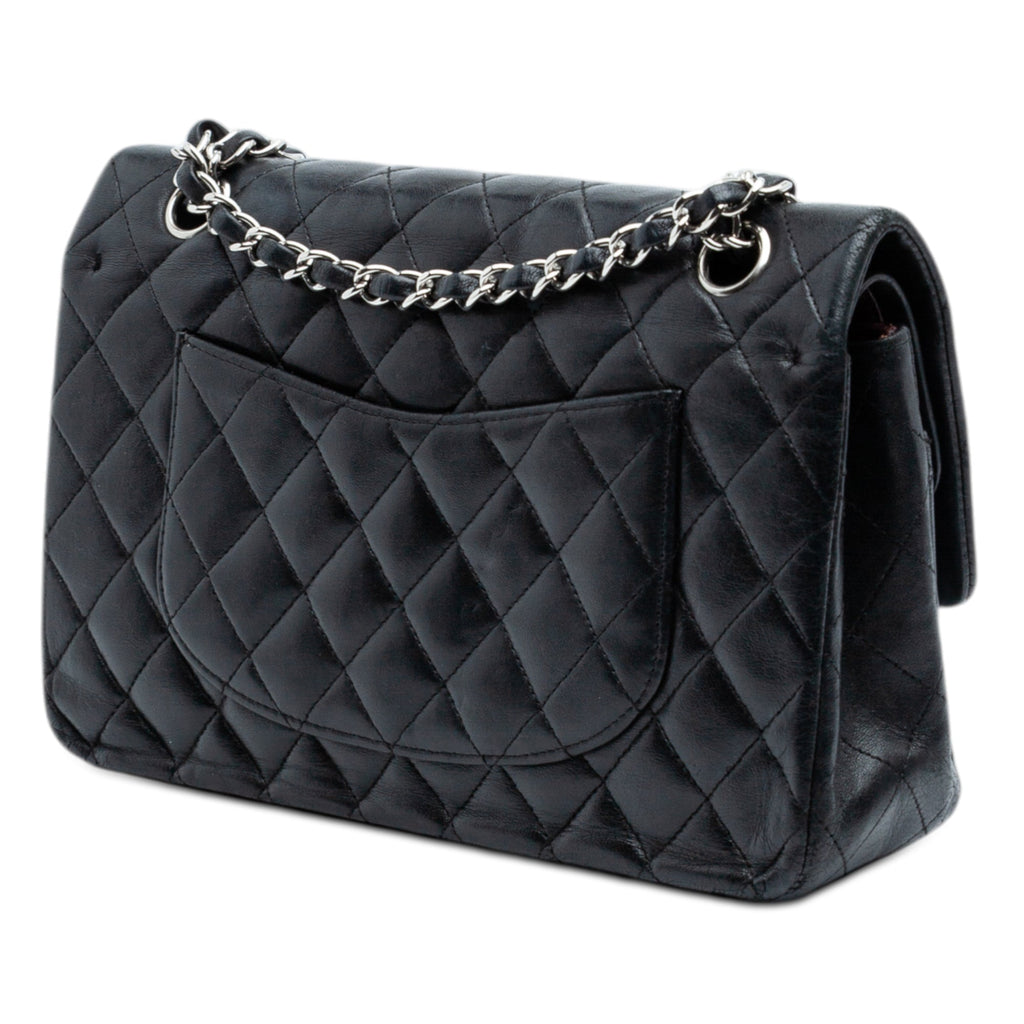 Medium Classic Lambskin Double Flap