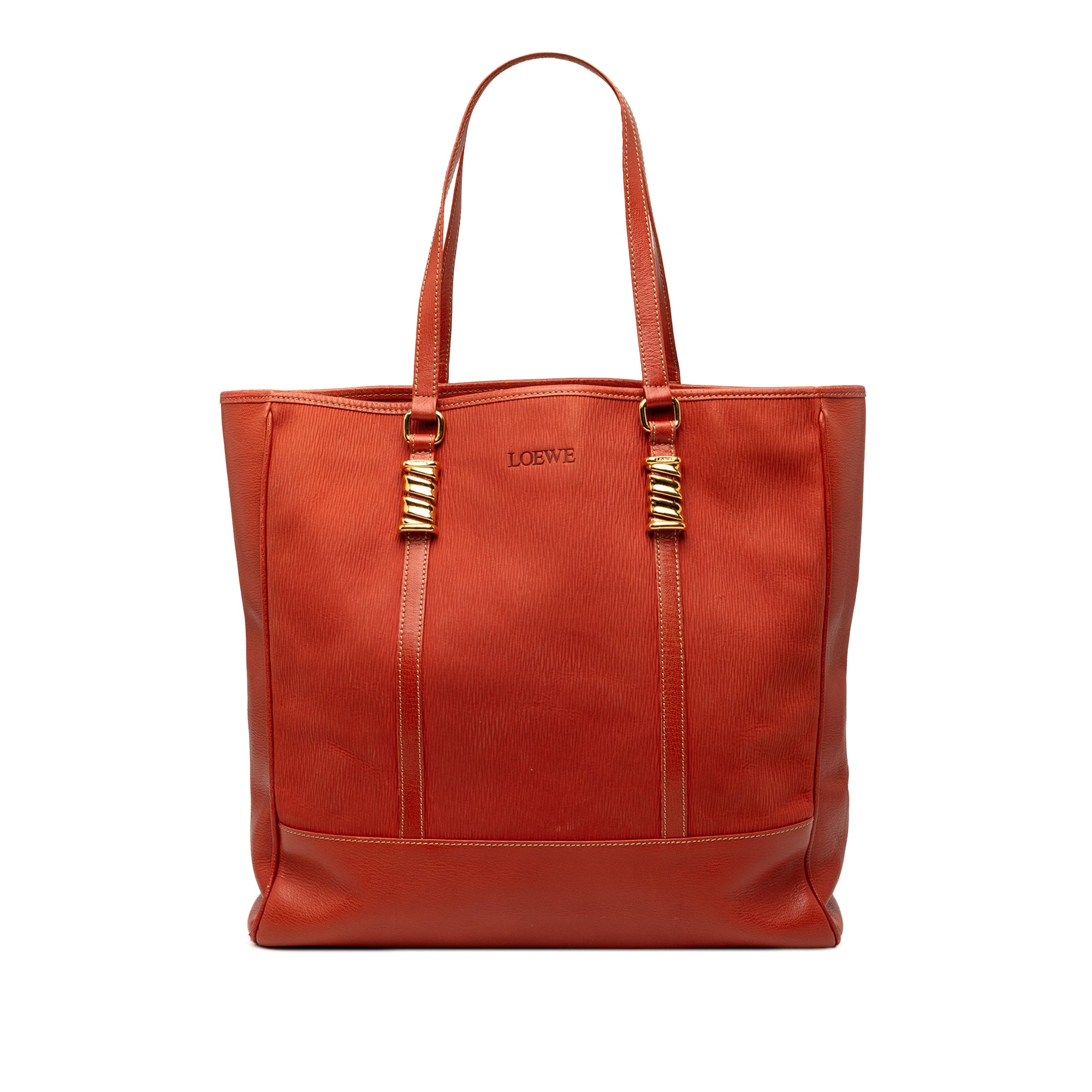 Leather Velazquez Twist Tote