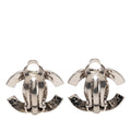 CC Brass Clip On Earrings