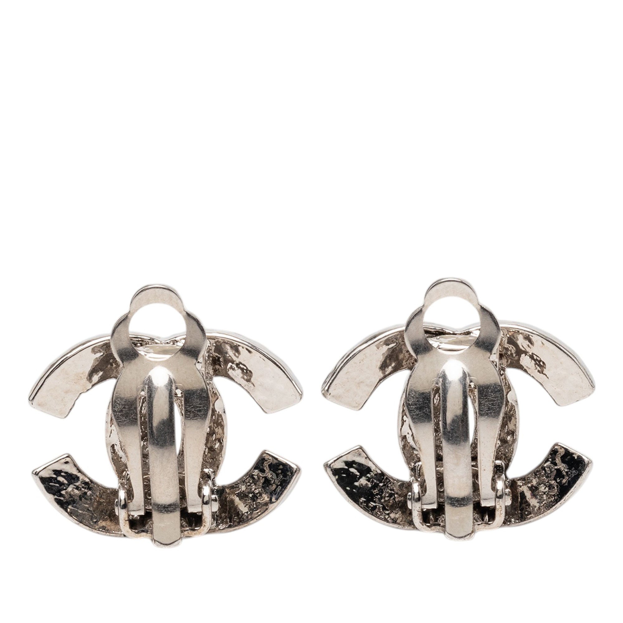 CC Brass Clip On Earrings