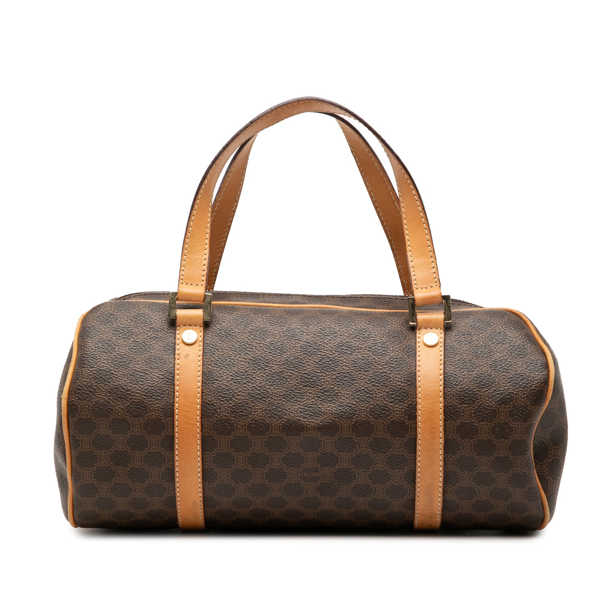 Macadam Coated Canvas Handbag