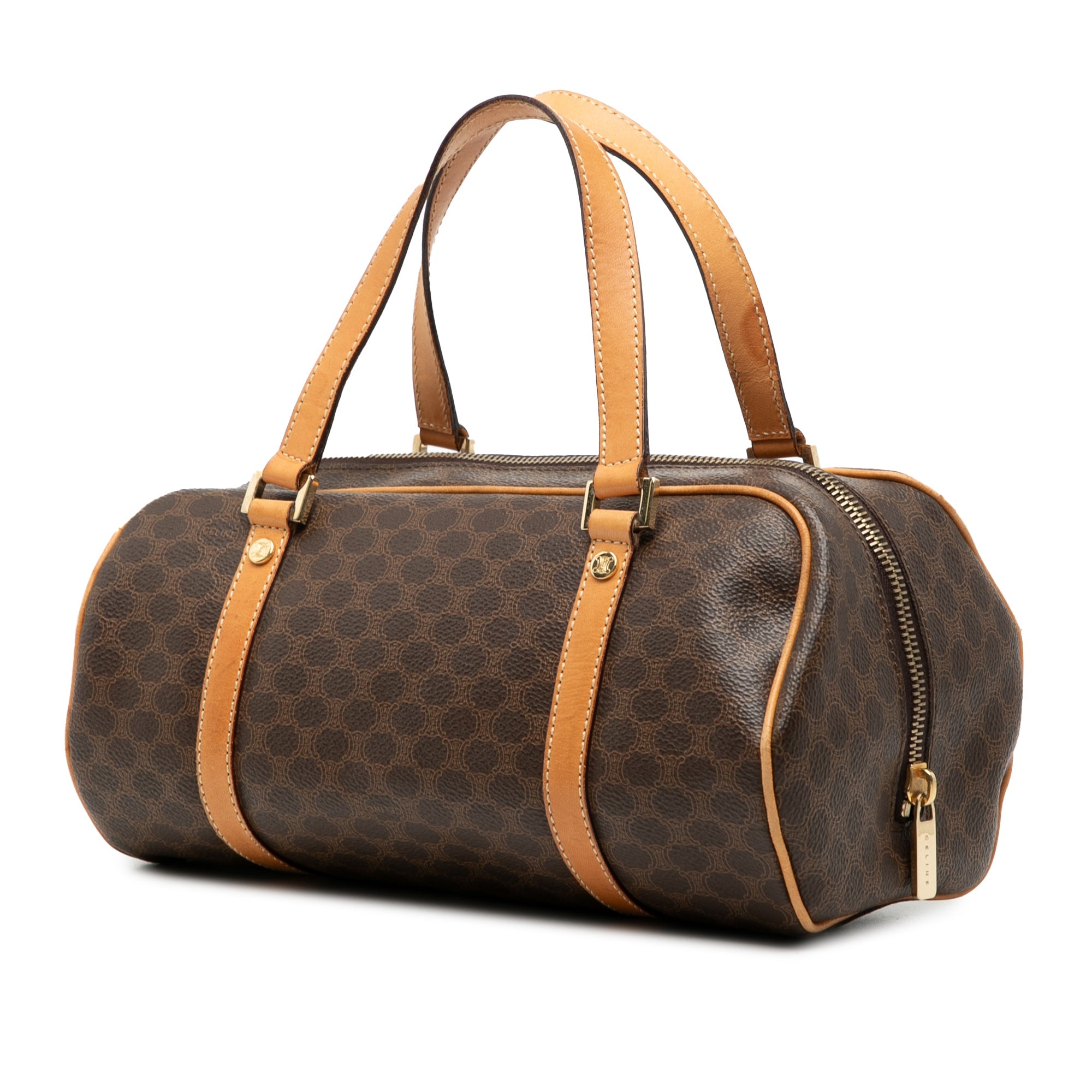 Macadam Coated Canvas Handbag