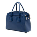 Saffiano Cuir Double Zip Top Handle Bag