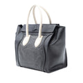 Mini Embossed Calfskin Luggage Tote