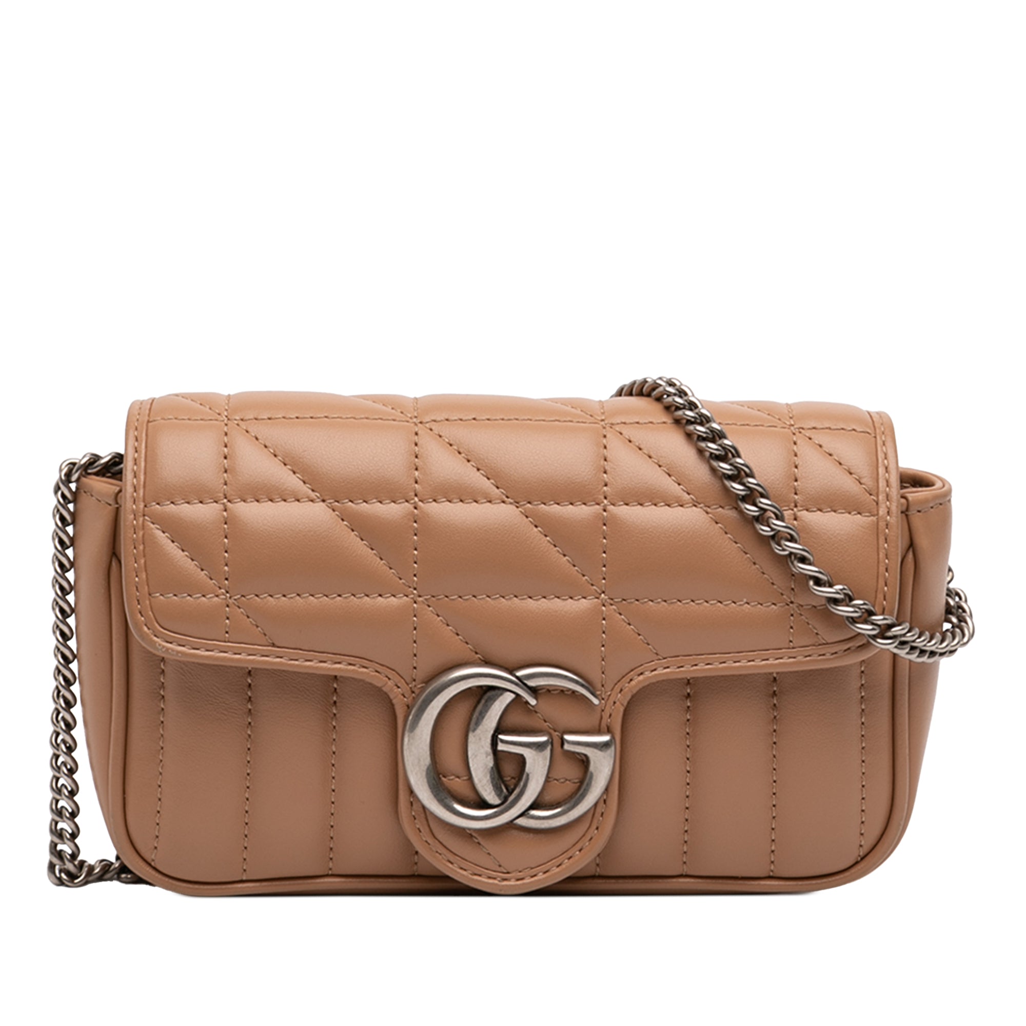 Mini GG Marmont Matelasse Leather Flap Crossbody