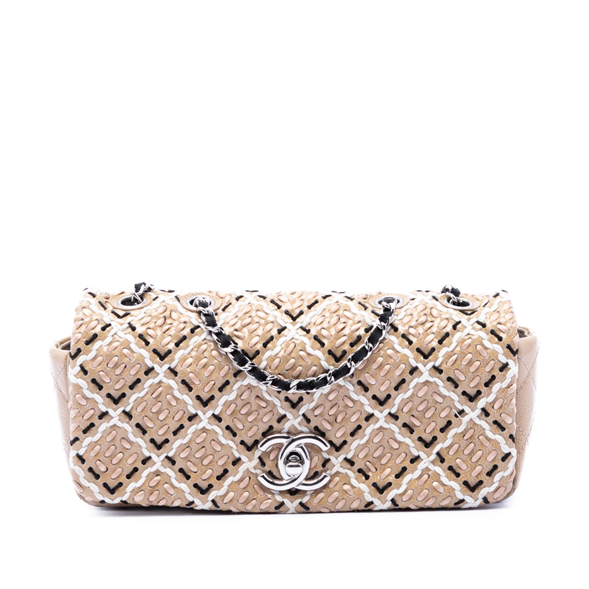 CC Patent Woven Stitch Full Flap