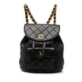 Medium Quilted Lambskin Duma Backpack