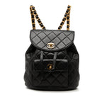 Medium Quilted Lambskin Duma Backpack