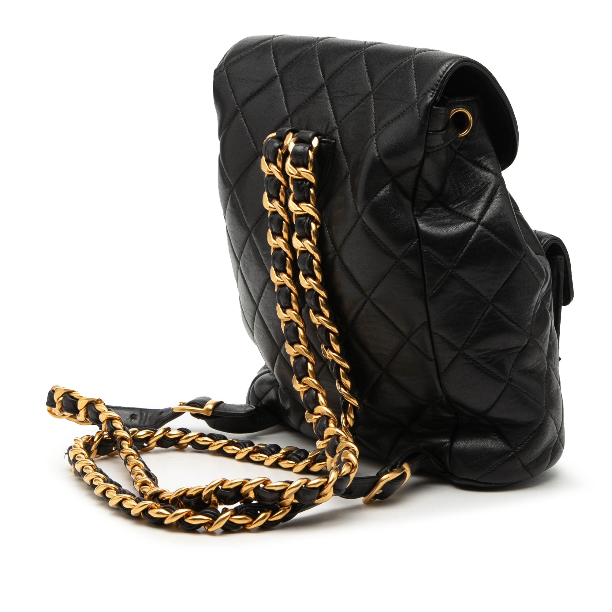 Medium Quilted Lambskin Duma Backpack