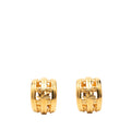 CC Gold Plated Hoop Clip on Earrings