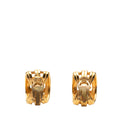CC Gold Plated Hoop Clip on Earrings