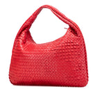 Medium Nappa Intrecciato Ruffle Veneta Hobo