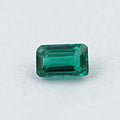 Zambian Green Emerald Cut Gemstone