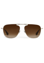 KREWE ZANDER FOLD | Matte Raw Stainless Steel + Nightfall