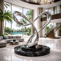 OSO Stainless Steel Zero Gravity Sculpture - Height: 72 inch (183 cm)