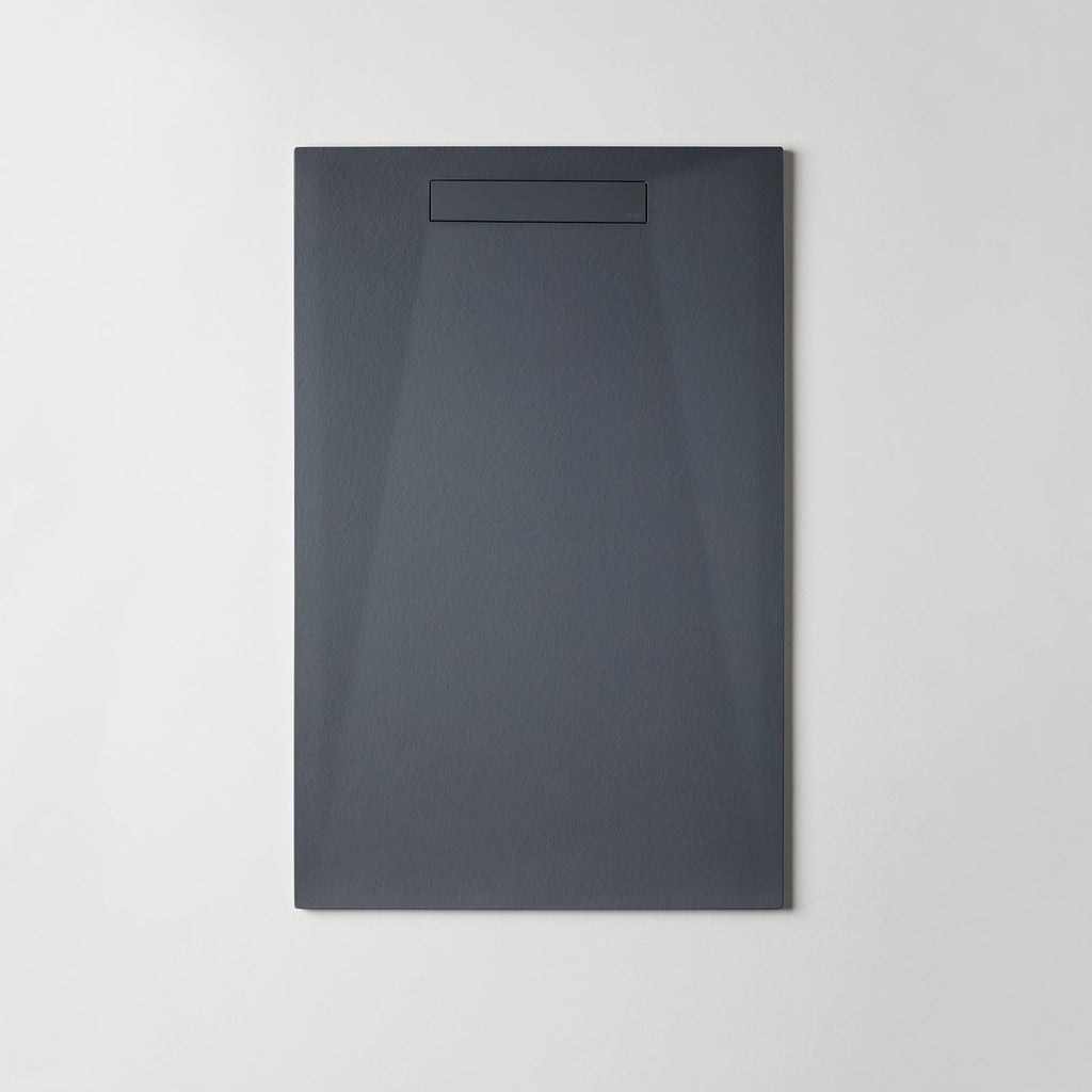 BATHME ZERO PLUS Plato de Ducha Rectangular Gel Coat Color Grafito