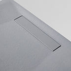 BATHME ZERO PLUS Plato de Ducha Rectangular Gel Coat Color Gris