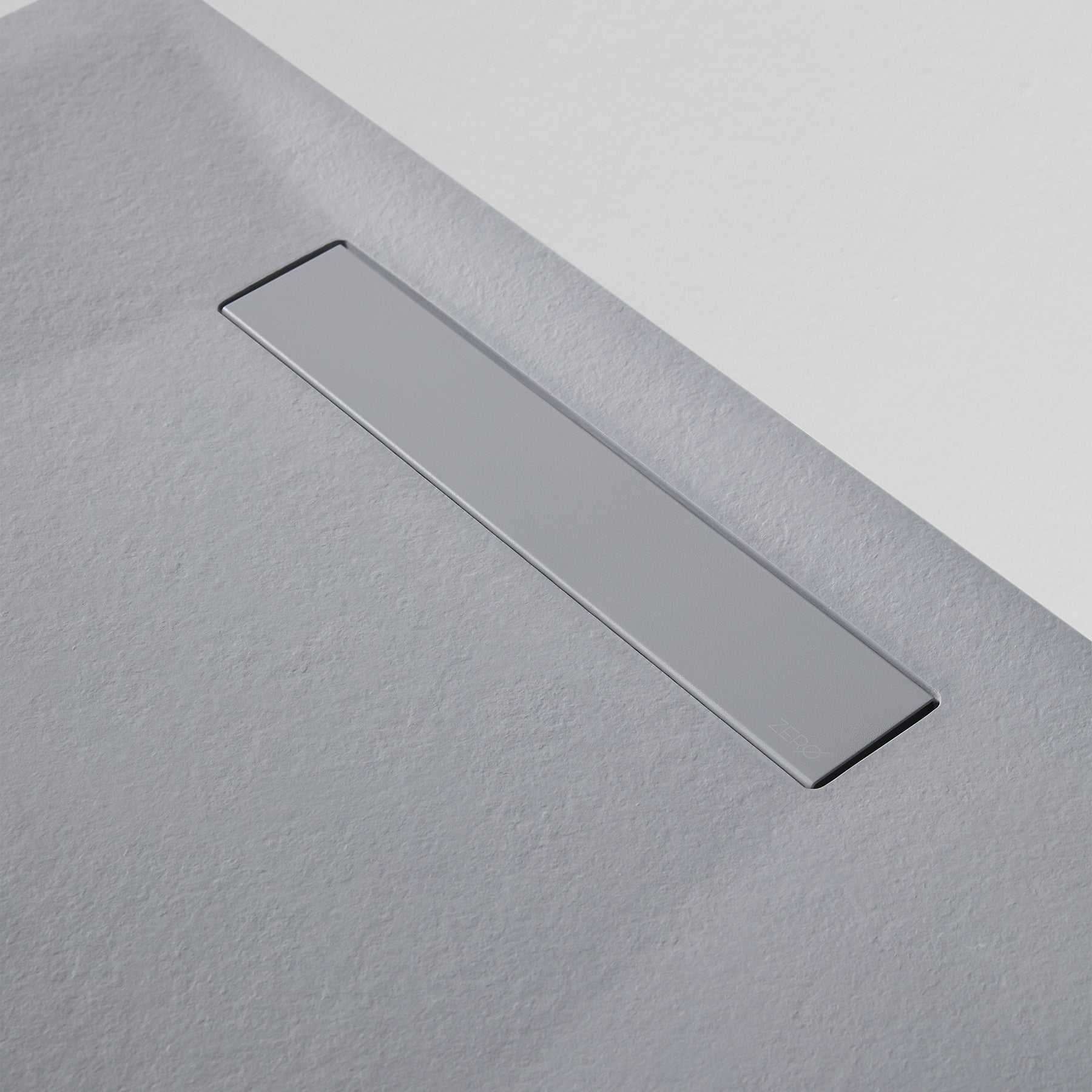 BATHME ZERO PLUS Plato de Ducha Rectangular Gel Coat Color Gris