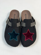 Zuecos A Star Burgundy
