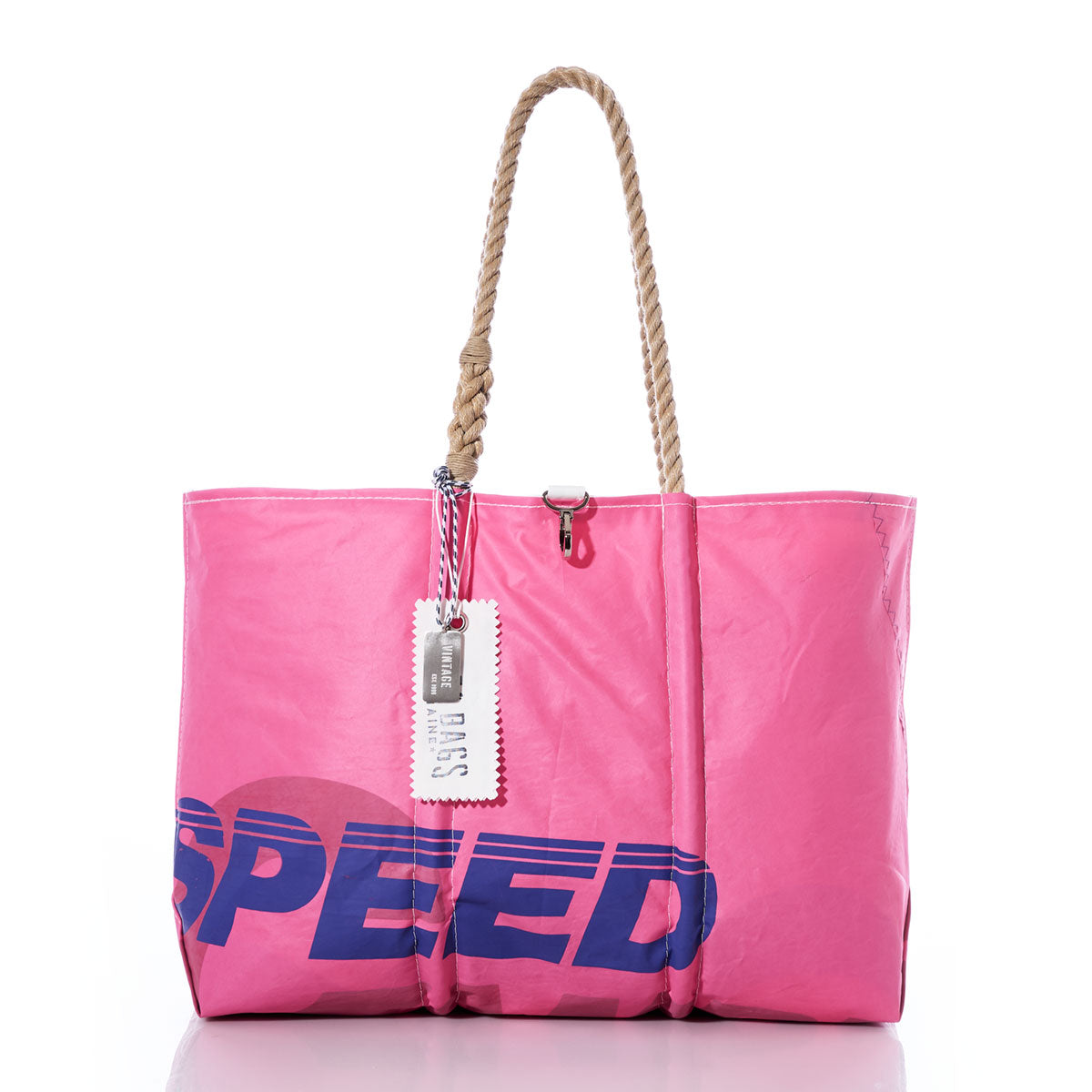 Auction Pink Speed Tote Handmade in Maine from Recycled Sails
