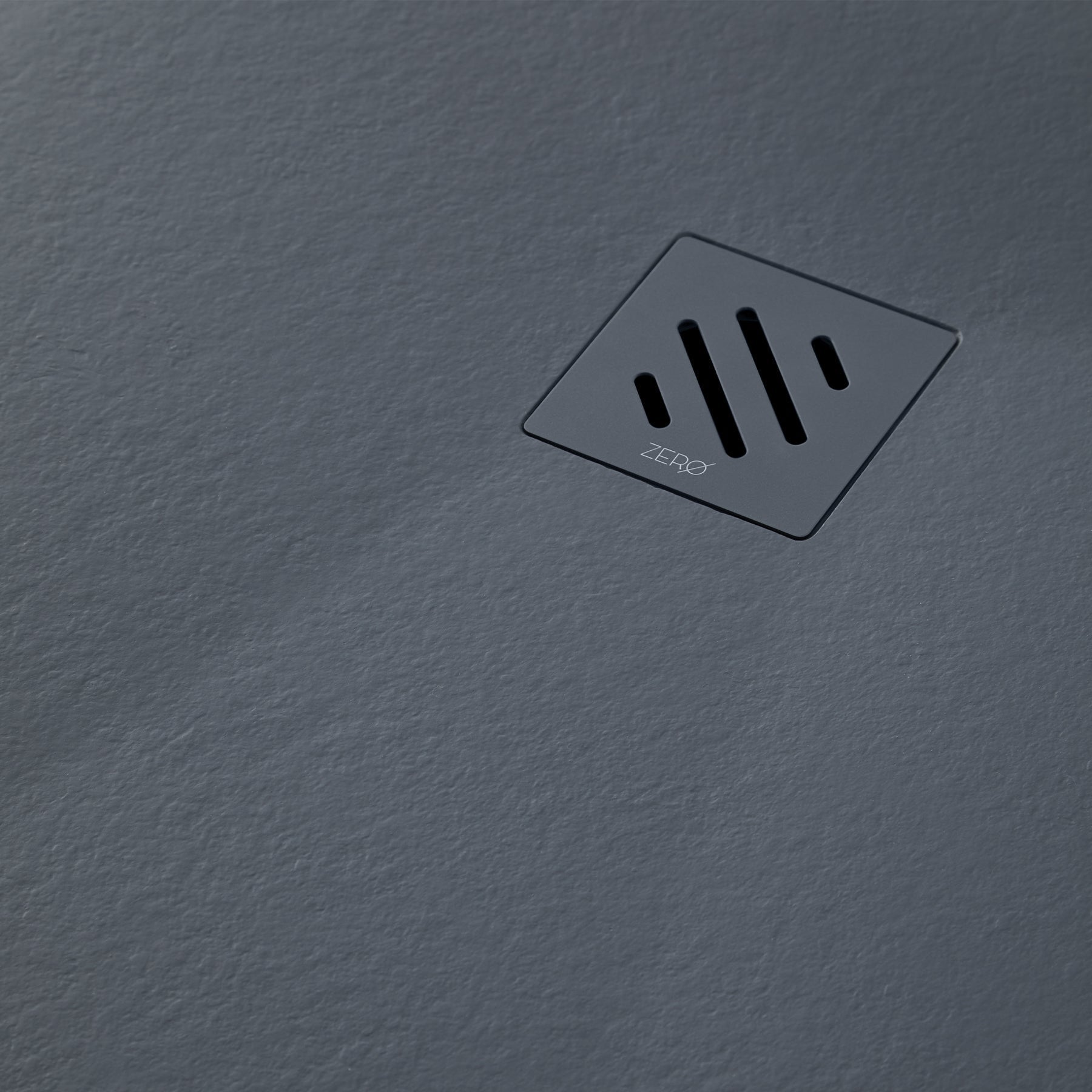 BATHME ZERO Plato de Ducha Gel Coat Color Grafito