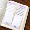 Bloc de notas personalizado con líneas de acuarela y texto Juego de 2 regalos de bautizo para cristianos