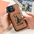 Funda personalizada para teléfono con retrato de caballo, nombre y tarjetero para iPhone Samsung Uso diario Regalo de cumpleaños para propietarios de caballos Jinetes