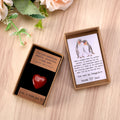 Personalizada You Are My Penguin Red Love Guijarro Tarjeta Caja Regalo con Nombres Aniversario San Valentín Regalo para Pareja