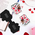 Personalizado Dulce Cupido Ángel Rosa Corazón Marcapáginas magnético Clip con inicial y nombre Día de San Valentín Aniversario Cumpleaños Regalo para Pareja Amante de los Libros