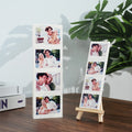 Personalizado Divertido 4 Fotos Rectángulo Edificio Ladrillo Rompecabezas con Soporte Decoración para el Hogar Holiday Birthday Gift for Friend Family
