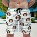 Personalizado I Love My Wife Foto Bañador Shorts de Playa con Malla Breve Holiday Birthday Gift for Husband Boyfriend