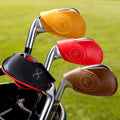 Funda magnética multicolor de cuero de PU para palo de golf con inicial y número Herramientas de golf Regalo de cumpleaños Día del partido para jugador de golf Amante
