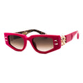 Roberto Cavalli SRC057M Oversized Acetate Sunglasses — Pink