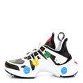 Louis Vuitton LV X YK Calfskin Monogram Dots Monogram Archlight Sneakers White