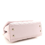 Chanel Caviar Quilted Mini Coco Handle Flap Lilas Lilac