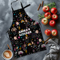 Delantal ajustable personalizado 1-12 con foto de cara graciosa, nombre y bolsillos Regalo de cumpleaños Día de la Madre para mamá Abuela