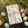 Huevos de Pascua personalizados de Peter Rabbit Pato de dibujos animados Papel de regalo con nombre Set de 3 regalos de Pascua para niños