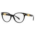 Versace VE3334GB1 Cat-eye Frame with Gold Hardware Eyeglasses — Black