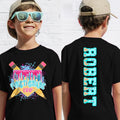 Helado personalizado goteando lápiz 100% algodón Camiseta para niño adulto con grado y nombre Regalo de cumpleaños de vuelta al cole para niño niña profesora