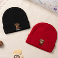 Personalizado Highland Vaca Patrón Bordado Nombre Suave de punto Gorro de Invierno Accesorio Regalo de cumpleaños para Highland Cow Lover Kid