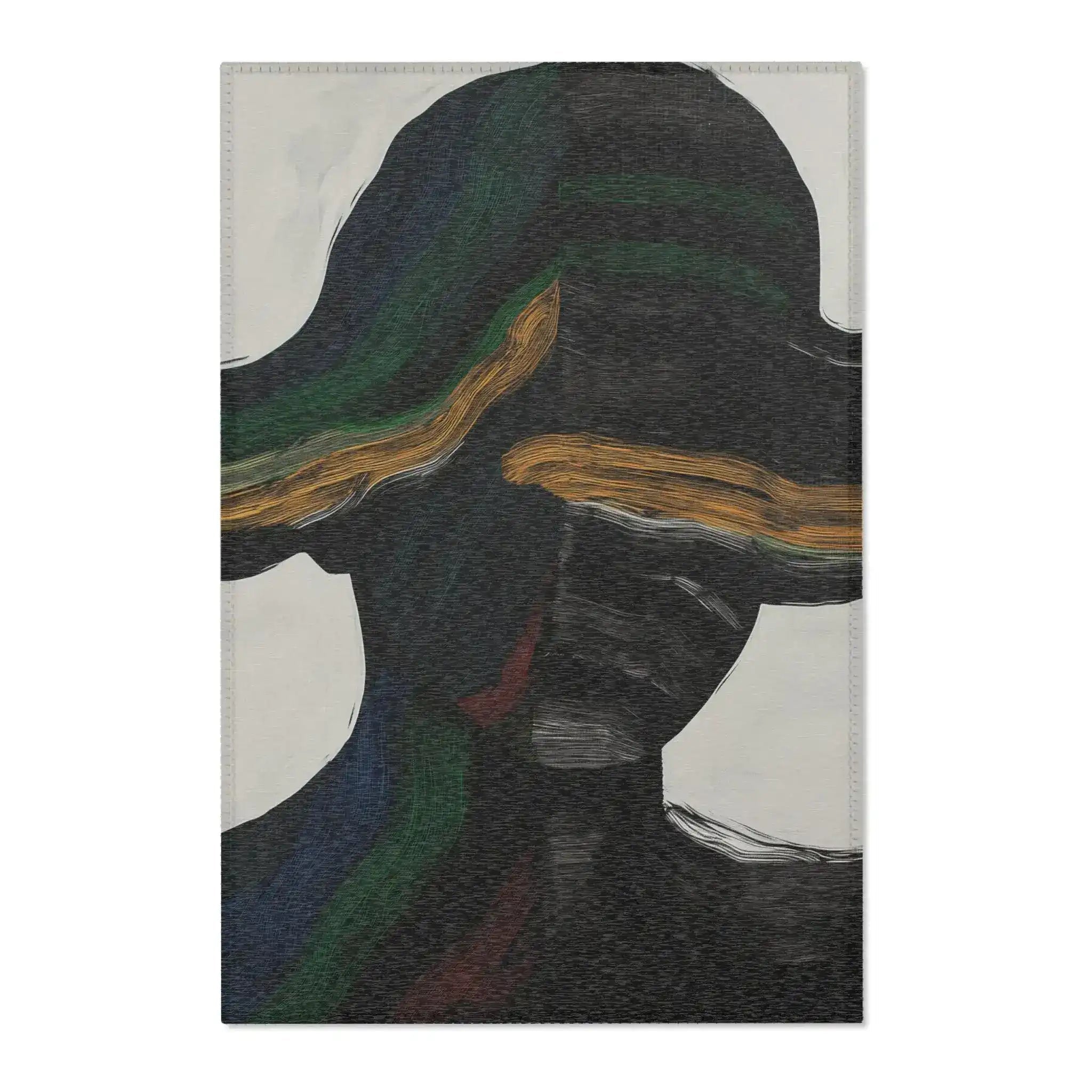 Abstract Duality Flowing Contrast Rug