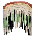 Abstract Earth Pulse Hand Tufted Rug