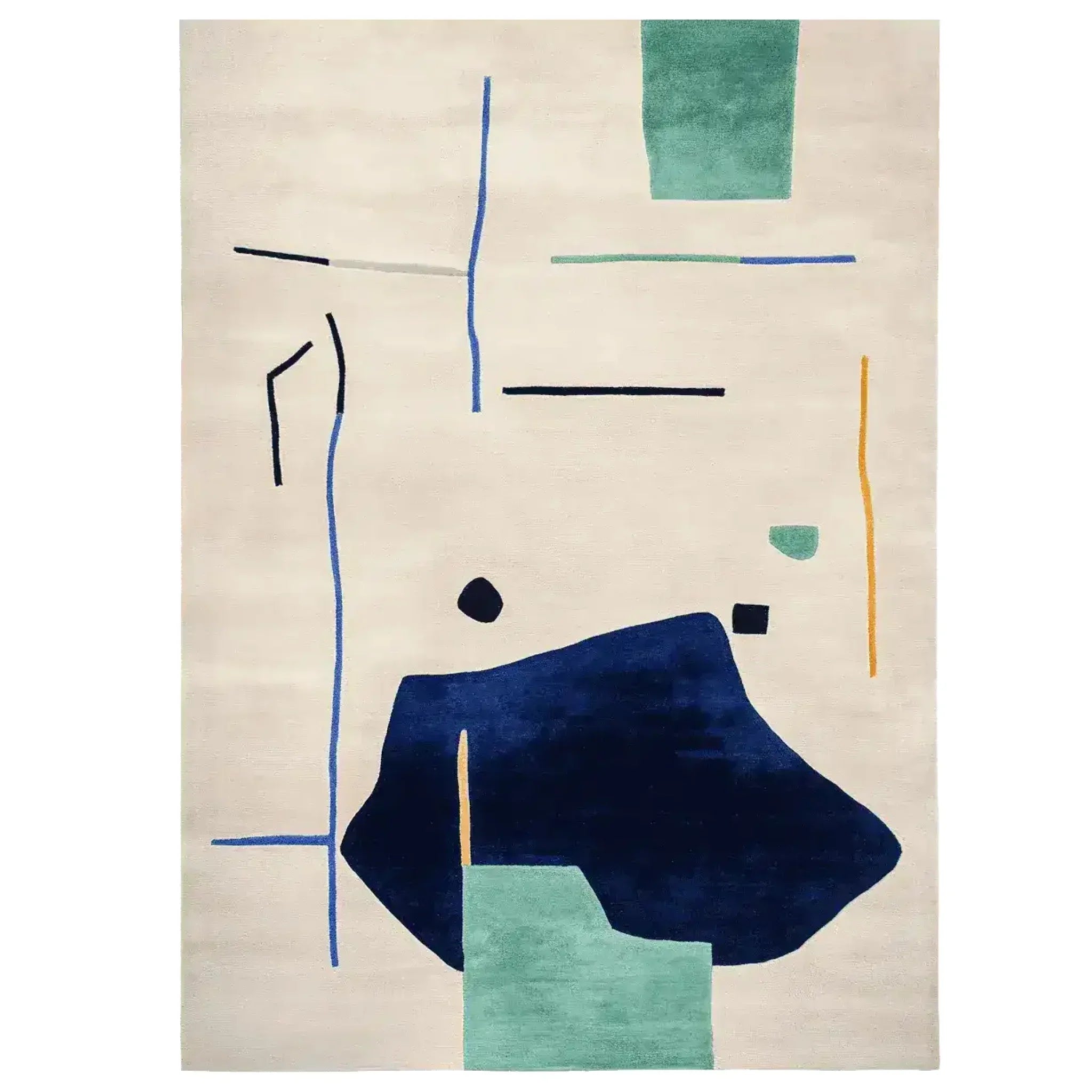 Abstract Story Hand Tufted Rug