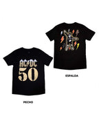 AC/DC - Camiseta "Bolt Array (Especial 50 Aniversario)" Unisex