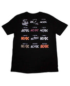 AC/DC - Camiseta "Logo History (Especial 50 Aniversario)" Unisex
