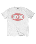 AC/DC - Camiseta "Oval Logo Vintage" Unisex