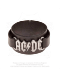 AC/DC - Pulsera con correa de cuero "Logo"